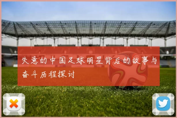 失意的中国足球明星背后的故事与奋斗历程探讨