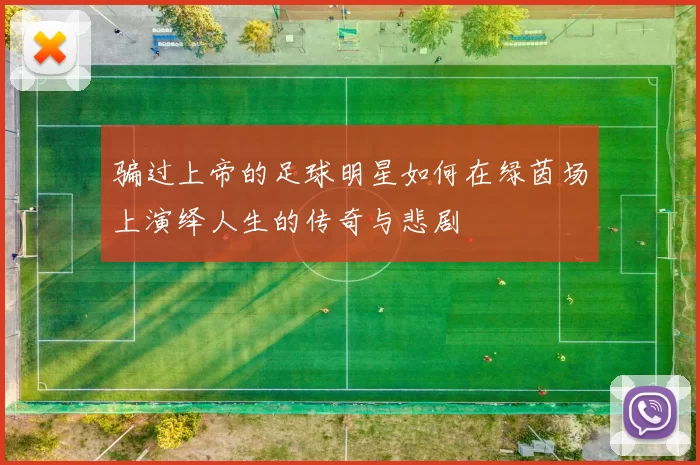 骗过上帝的足球明星如何在绿茵场上演绎人生的传奇与悲剧
