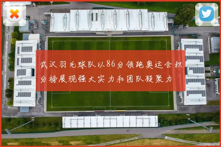 武汉羽毛球队以86分领跑奥运会积分榜展现强大实力和团队凝聚力
